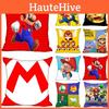 Game Super Funny Mario Printed Pillowcase Cushion Cover Sofa Car Bed Sofa Decor