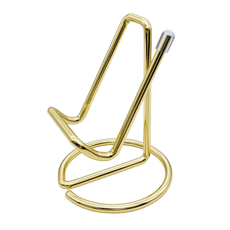 

Кований залізо лінійний мобільний телефон та візитниця стенд