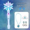 Princess Tulle Cape Fairy Costume for Girls - Frozen Themed for Halloween & Kindergarten Performances