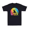 Shark Vintage Ocean Wildlife Summer 2025 Shark Rainbow Retro Men's T-Shirt Unisex T-Shirt