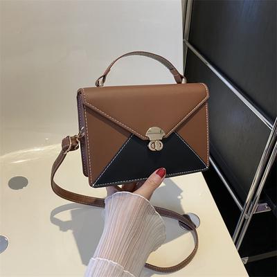 Dámska taška Kontrastná farba Obálka Malá štvorcová taška Niková kabelka Všestranná dámska taška Taška cez rameno Crossbody taška