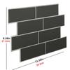 Durable DIY Wall Sticker Waterproof Removable Wallpaper 3D Subway Tile Wall Art Kitchen