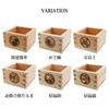 Yamako Hinoki Lucky Charm Masu measuring Lucky Cat Design 83869 Natural x x (wooden cup) - - - Dimensions Approx. 8.3cm 8.3cm h5.6cm