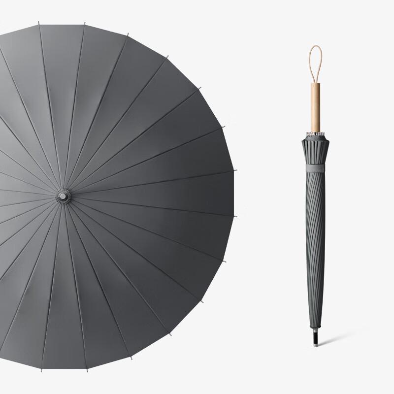 Nanqiao Creative 24-Rib Wooden Handle Long Umbrella