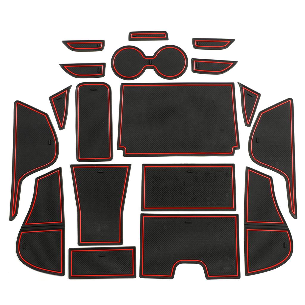 Anti-Slip Gate Slot Mat for Nissan ARIYA 2025 2025 Car Door Groove Pad Cup Holder Interior Accessories Coaster