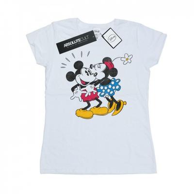 Жіноча бавовняна футболка Mickey and Minnie Kiss