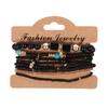 Bohemian bracelet creative tassel multi-layer beaded bracelet