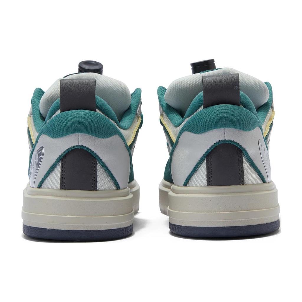 Li Ning We I Swag Bequeme Weiche Elastische Rutschfeste Abriebfeste Low-Top Kürbisverschluss Low-Top Brot Skateschuhe Damen Sneaker Entengrün AECT054-1