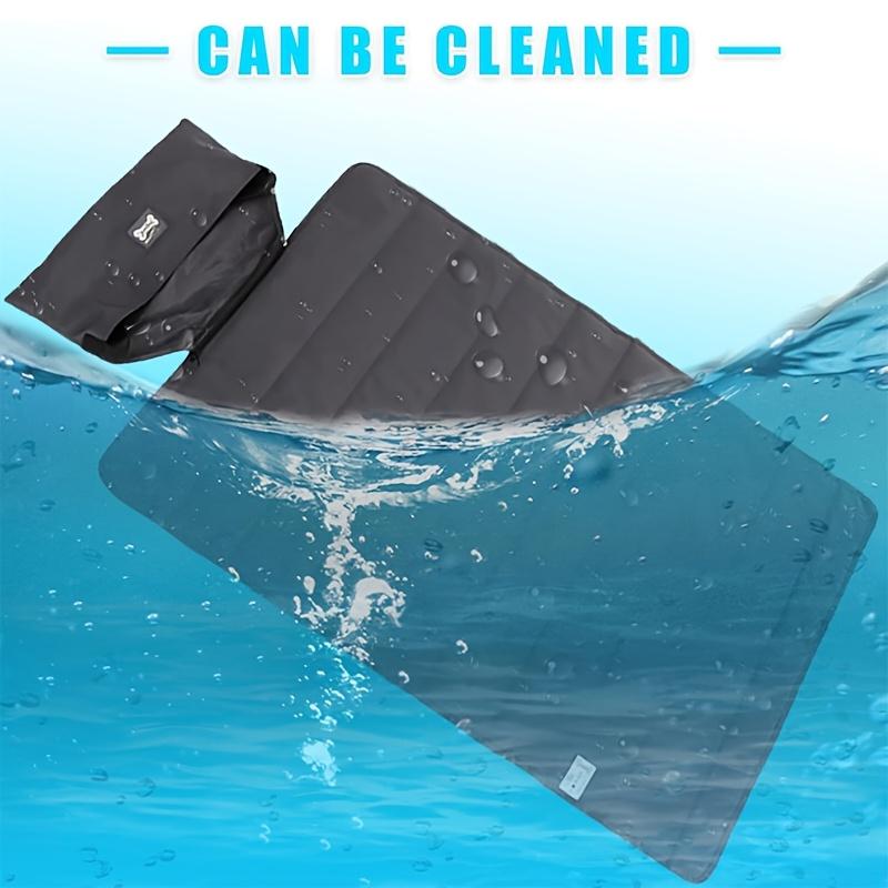 Foldable Pet Mat 100x70cm Portable Cat Dog Sleeping Pad with Storage Bag for Indoor Outdoor Camping Travel All Season Use