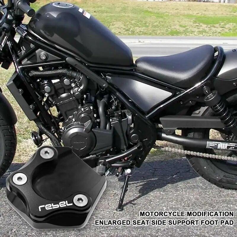 Piedini Più Grandi Cmx500 Motociclette Cavalletto Piede Estensione Cavalletto Laterale Piastra di Supporto Per Hondas Rebel Cmx300 Cmx500 -