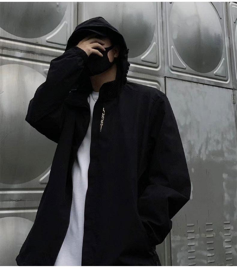 Women's NASA Windbreaker Jacket: Trendy, Lightweight, Detachable 3-in-1 for Spring, Autumn, and Winter. Suitable for Mountaineering.