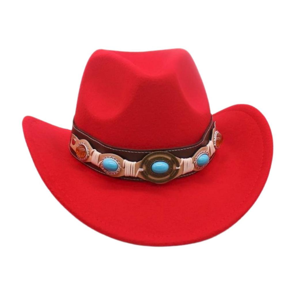 Premium Ethnic Style Tibetan Grassland Stage Performance Top Hat Retro Jazz Elegant Jazz Hat