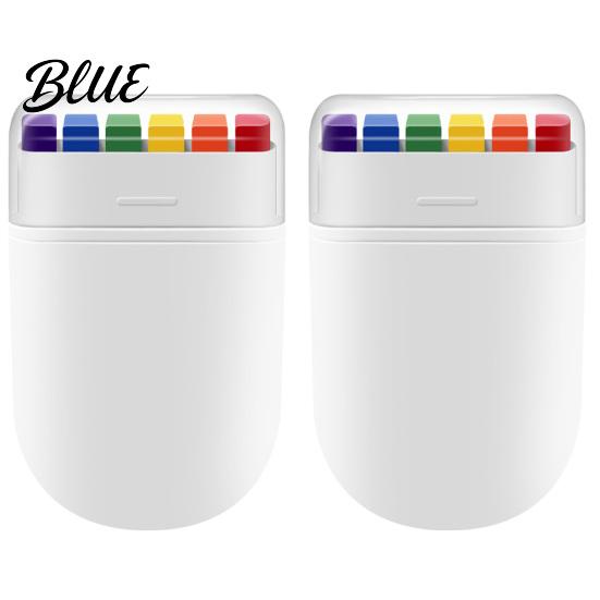 Kids Safe Face Paint 2Pcs Rainbow Stick 6 Color Painting Crayons for Adults Stick Washable Party Body Halloween Sports Games Festivals,