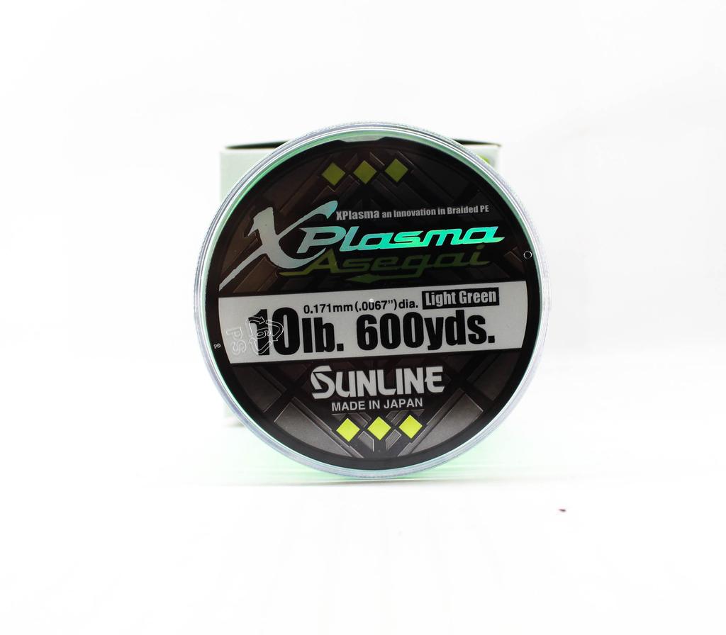 Sunline P.E Line Asegai Xplasma 600yds P.E 1 10lb Light Green (5059)