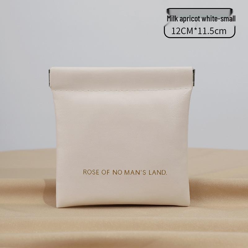 Clamshell Mini PU Earphone Case & Coin Purse - Candy Color Lipstick Storage Pouch