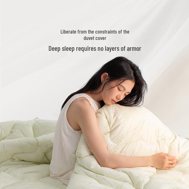 LUOLAI All-Season Washable Cotton Quilt