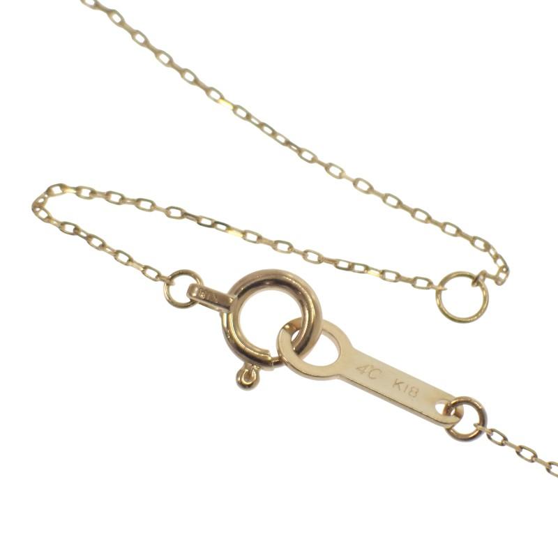 4℃  111721123007 M Necklace K18 Yellow Gold Women