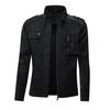 Men's Retro Suede PU Leather Motorcycle Jacket - Autumn/Winter Trend 2025