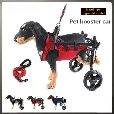 Rollstuhl für Hunde, Rollstuhlauto mit Gehhilfe für die Rehabilitation