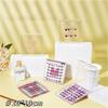 10PCS Clear Storage Box for Eyelash & Press On Nails, Transparent Organizer Container with Separate Grids