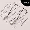 100Pcs Unique Handmade Keychains Pendant Elegant Lobster Clasps Phone Strap for DIY Keychain Pendant Accessories