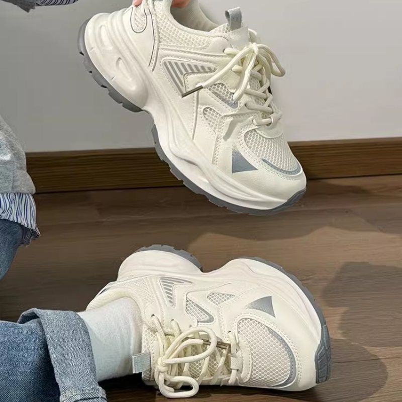 Wasteland wind dad shoes women's 2025 new spring and autumn sports shoes popular thick-soled versatile casual shoes children's tide