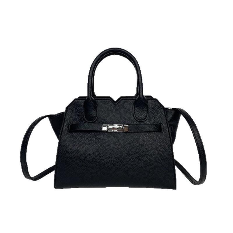 New platinum bag solid color large capacity shoulder messenger bag fashionable versatile portable small square bag