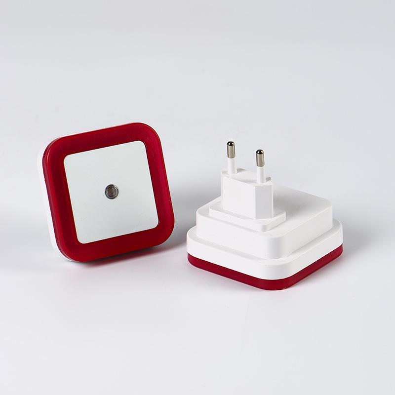 Smart LED Night Light with Dual Standard Socket and Energy-Saving Sensor