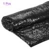 DMiotech 4 Yards Black Sequin Sparkly Iridescent Bling 5 Feet DIY Sewing for Dresses Fabric, Mesh, Wide, Tablecloths, Backdrops, Clothing,
