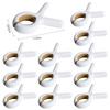 12 Pack Heavy Duty Towel Holders with Strong Anti Rust Spring and Non Slip Silicone Pad for Outdoor and Indoor Use