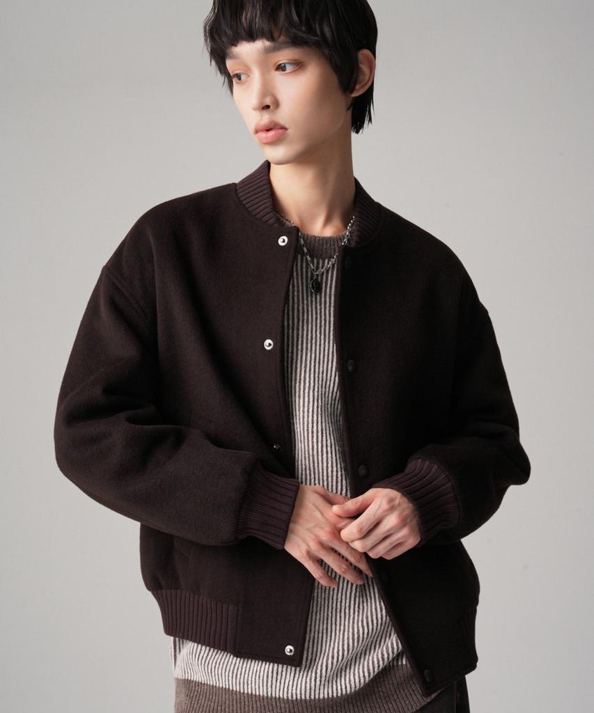 Avandress Aube Wool Handmade Blouson Gray