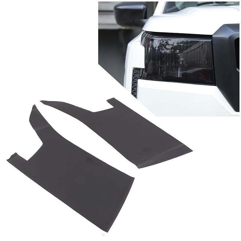 

For Nissan Frontier 2026-2026 TPU yellow/ Black Car Headlight Film Protective Stickers Car Exterior Accessories