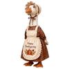 Thanksgiving Turkey Costume for - Fits 23 Inch Porch Statue, Outdoor Yard Decoration
