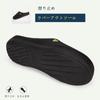 VeraCosy Memory Foam Slippers Men's Two-Tone Non-Slip (Black, 30.0-31.0 Cm)