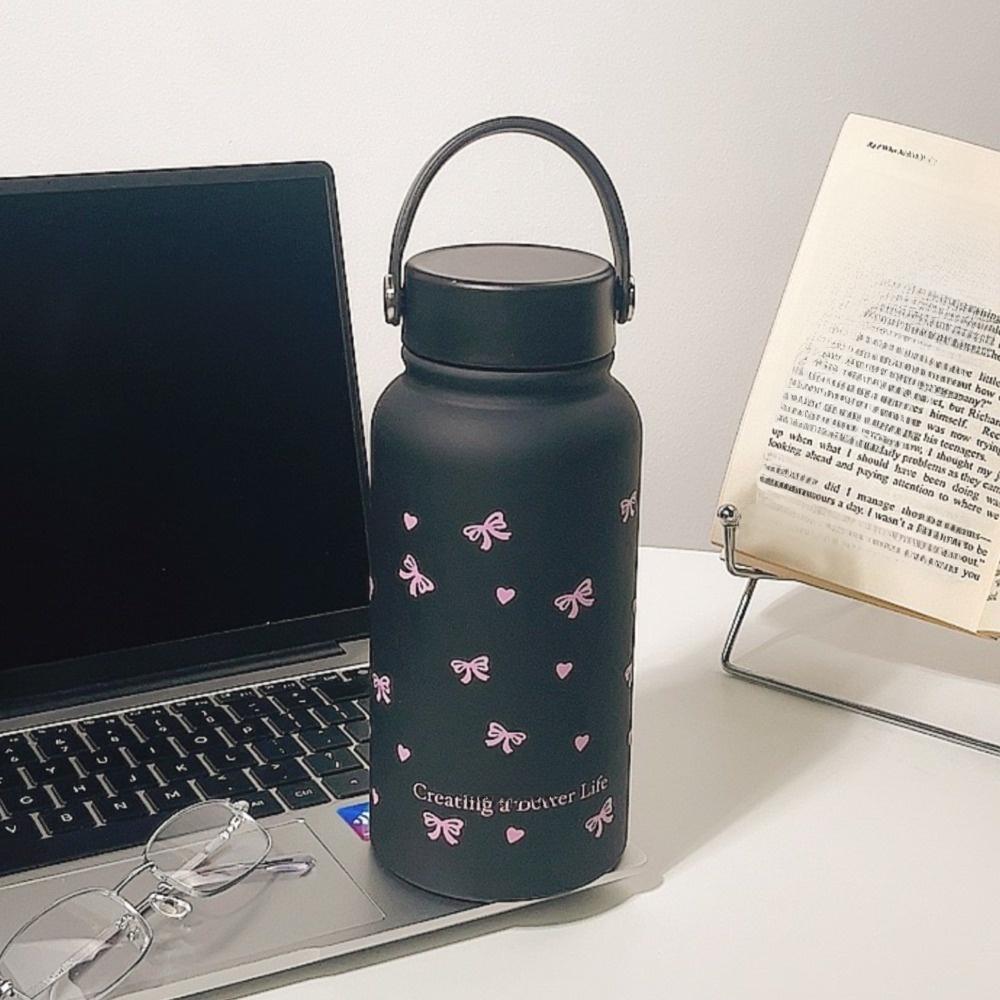 

Blue Vacuum Water Bottle 900ml Thermal Car Cup Cute Insulated Cup синій
