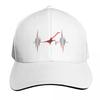 Guitar Heartbeat Baseball Cap Western Hat Sailor Cap for Unisex Streetwear Designer Hat Golf Unisex Womens