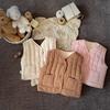 Kinder Herbst Winter Retro Warm Vielseitige Weste Jungen Mädchen Baby Doppelseitige Weste