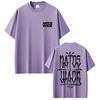 Rapper NATOS WAOR New Album 2025 Tshirt Unisex Women Hip Hop Fashion Vintage Short Sleeve T Shirts High Quality Cotton Tshirts