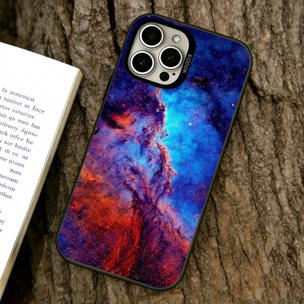 

Минималистичный чехол для телефона «Звездное небо» для iPhone 17,16,15,14,13,12,11 Plus,Pro Max,XS, Цветной Посеребренный Внутренний Чехол iPhone12