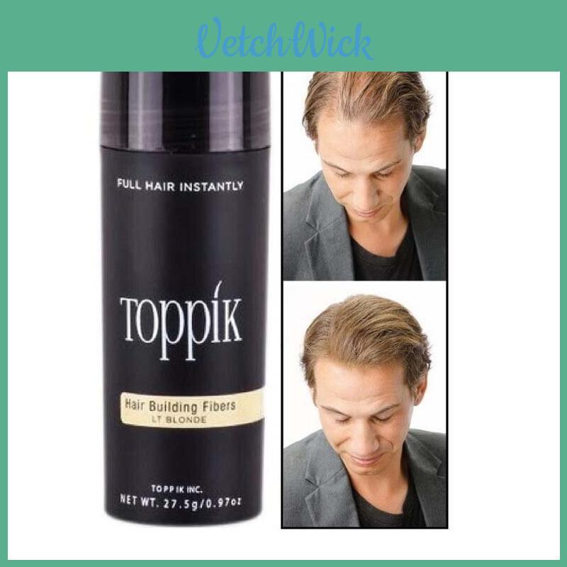 Fibre per Capelli Toppik Volumizzanti Polvere per Capelli Corti Aspetto Naturale