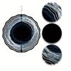 10 Inch Black and White Wind Spinner Outdoor Decor 360 Rotating Hook Hanging Garden Ornament for Spring Summer Creative Gift Idea