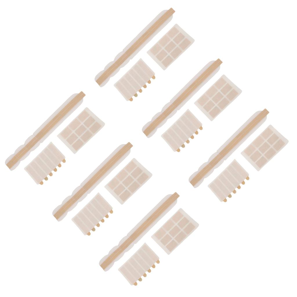 Filter Adhesive Strip Plastic Slim Transparent Double Sided Computer Slide Mount Holder Tab