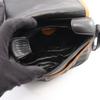 Used CELINE Macadam Shoulder Bag leather Black Brown Used Women