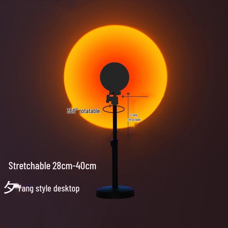 Adjustable Sunset Floor Lamp for Bedrooms - Create a Twilight Atmosphere