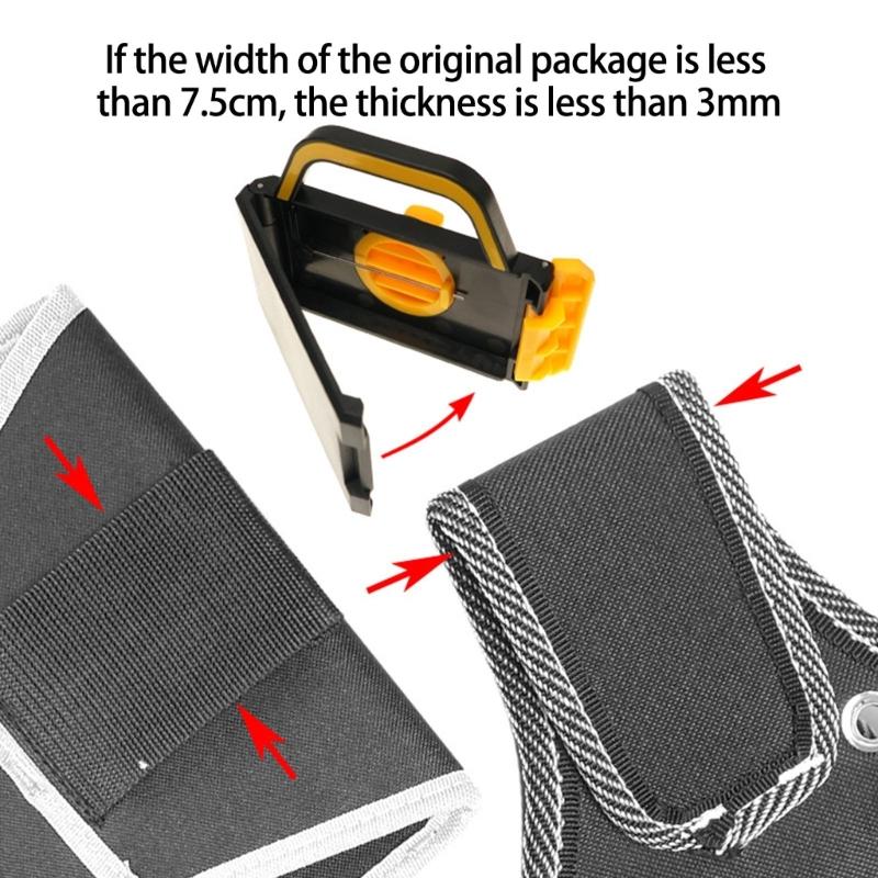 Reliable Tool Pouch Quick Release Clip Hanging Buckle Belt Bag Accessories Clip Ensuring Safe Convenient Tool Storage