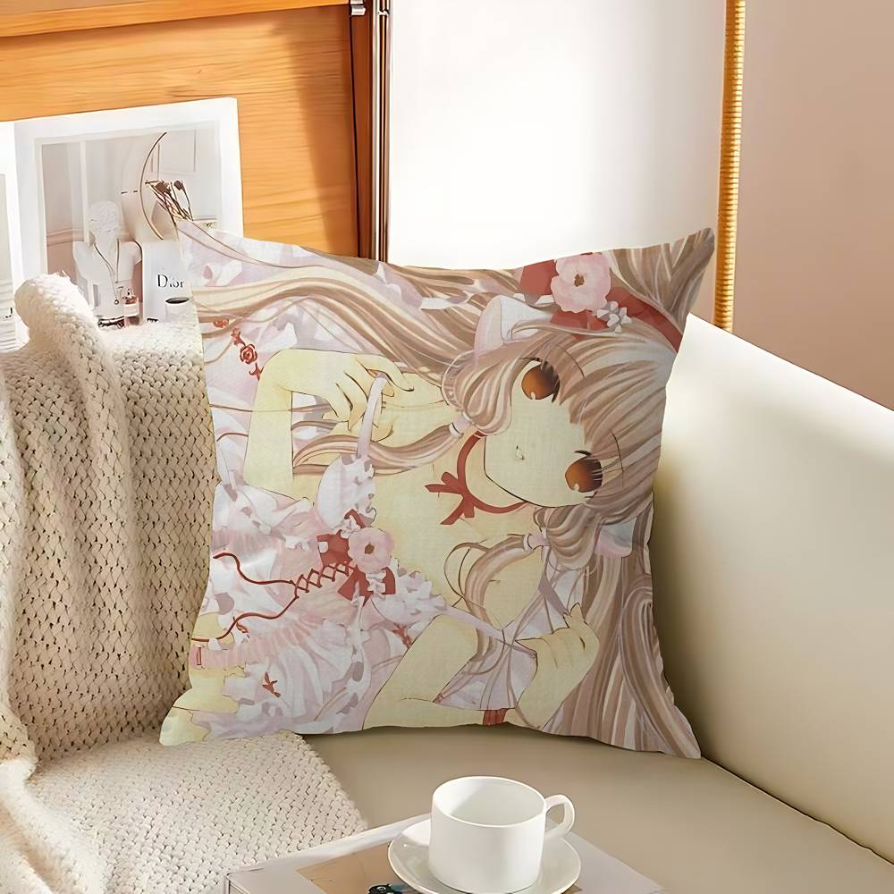 Chobits Anime Pillow Gifts Home Office Furnishings Bedroom Sofa Car Cushion Cover Case 45x45cm
