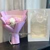 Valentine's Day Handheld Gift Box: Baby's Breath, Dried Flowers & Rose Soap for Girlfriend or Bestie