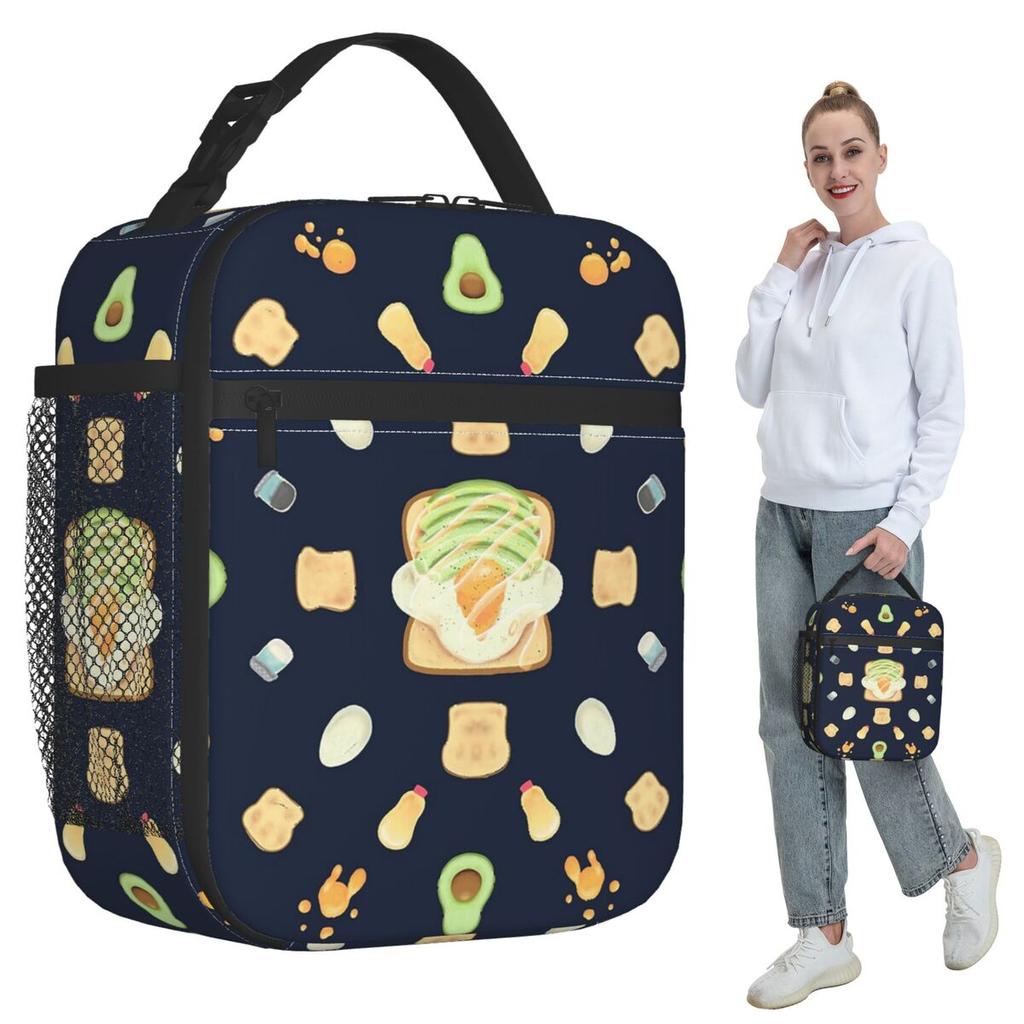 Avocado Brottasse Flasche Frühstück Isoliert Lunchtasche für Büro Kühltasche Thermisch Lebensmittelbox Tragetasche Auslaufsicher Lunchboxen Behälter