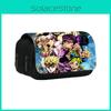 Jojos Bizarre Adventure Character Design Nylon Storage Bag With Multiple Compartments For Students And Professionals