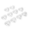 5Pcs Clear Fillable Ball Transparent Heart Shape Plastic Ornaments for DIY Crafts Christmas Tree BirthdayS